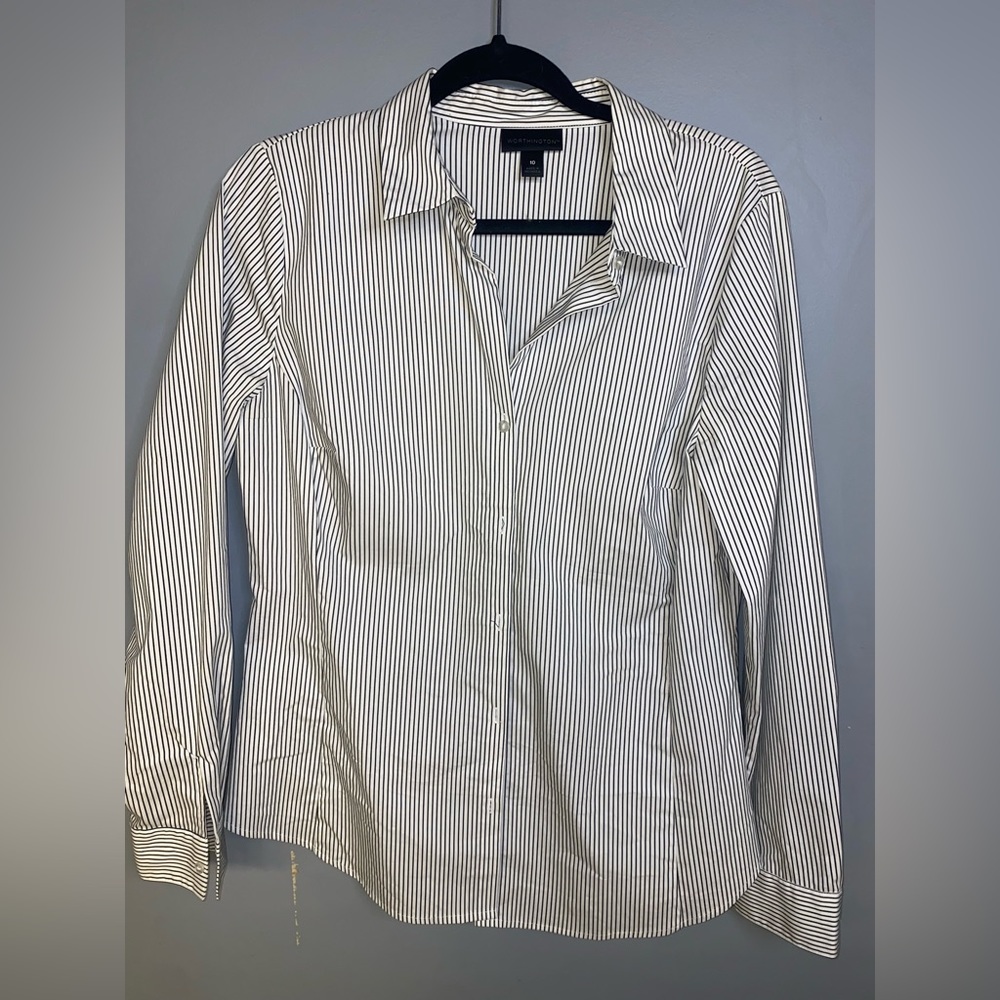 Worthington Striped Button Down
